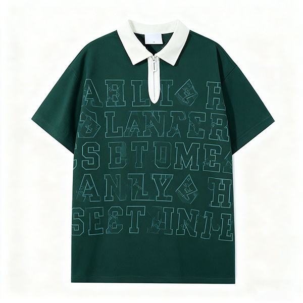 Men's Short-Sleeve Knitted Polo Shirt - Summer Casual Lightweight